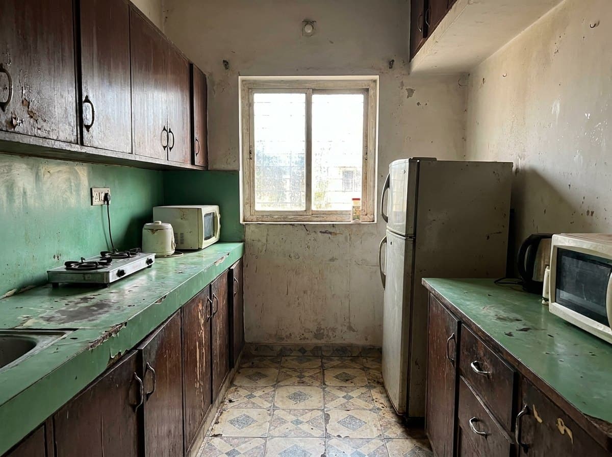 Town House Kitchen, before